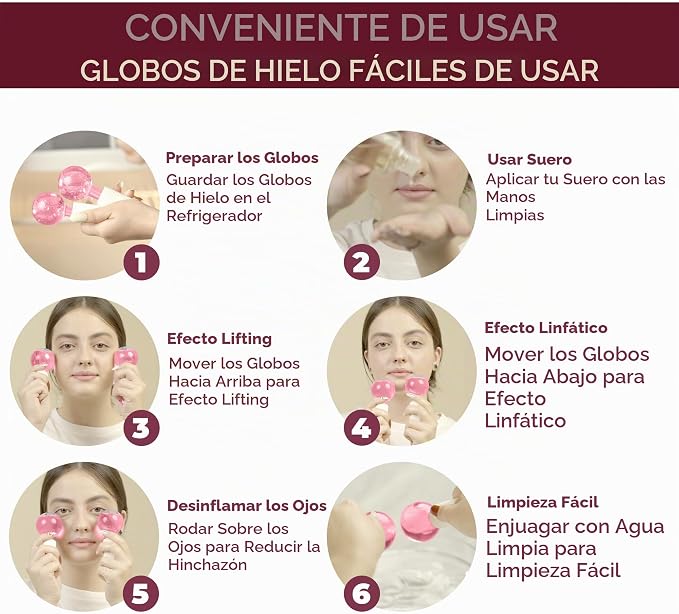 Globos de hielo para cara