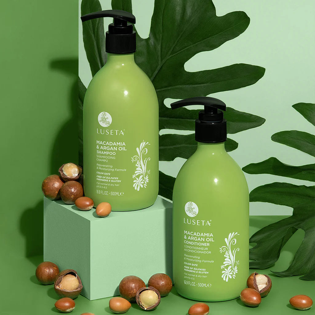 Luseta Shampo Y Acondicionador Macadamia & Argan Oil