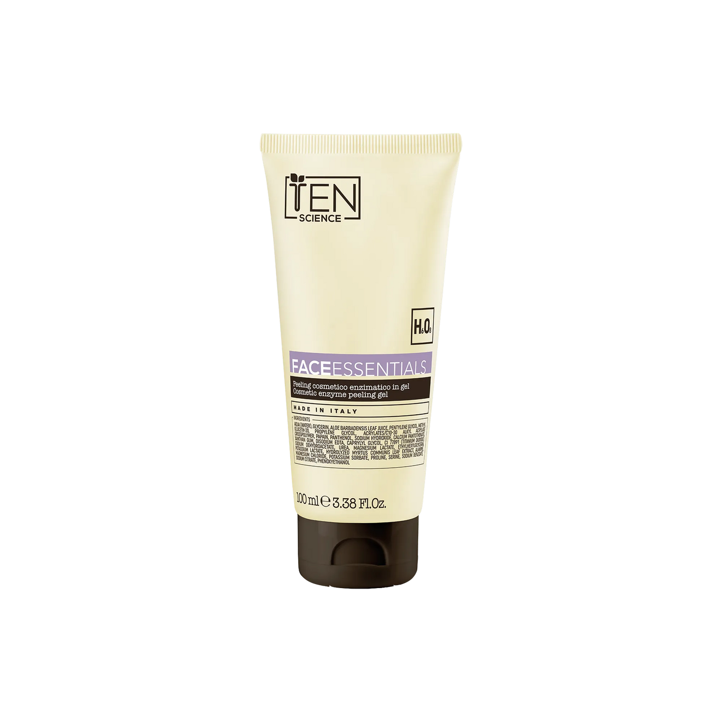 Gel exfoliante enzimático cosmético