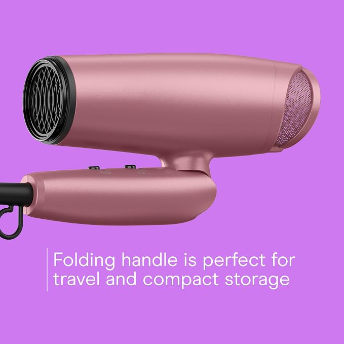 Secador de pelo Conair con difusor y mango plegable