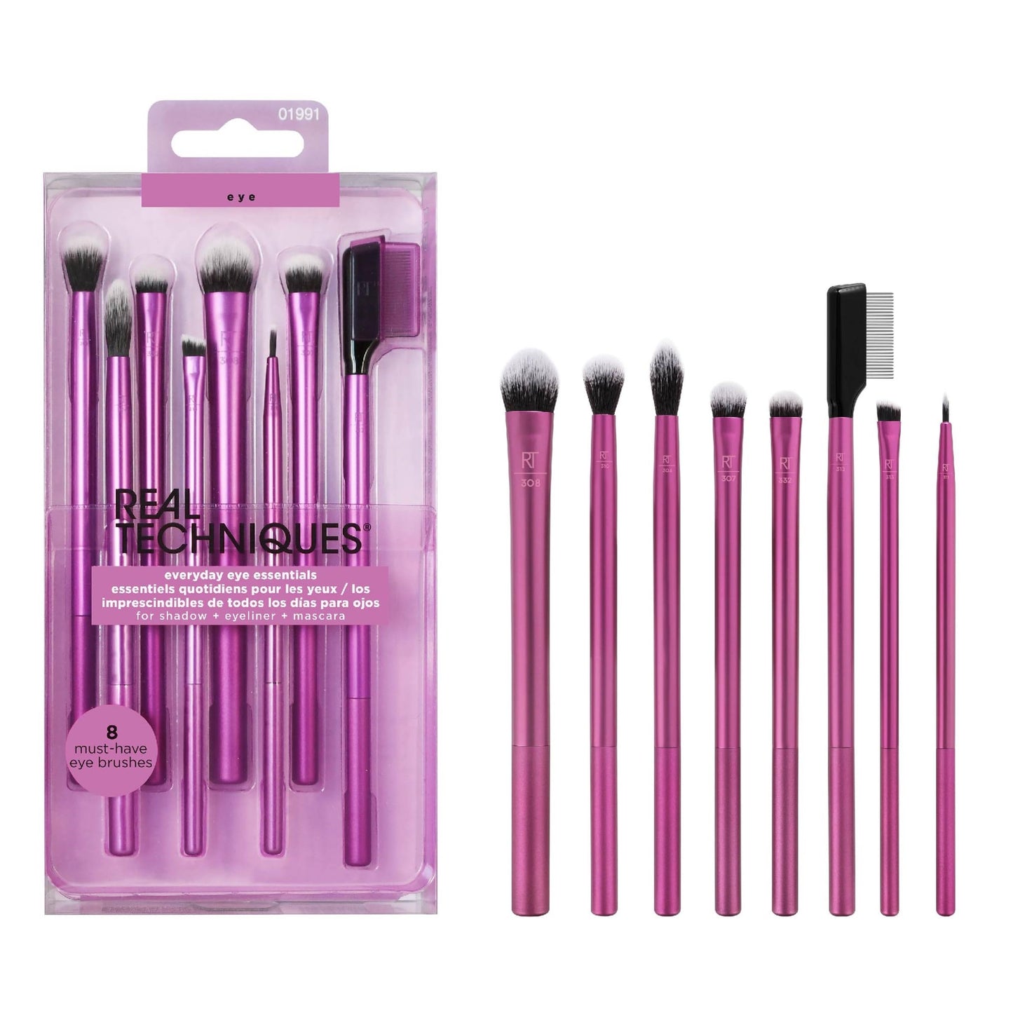 Set De Brochas Para Ojos Real Techniques