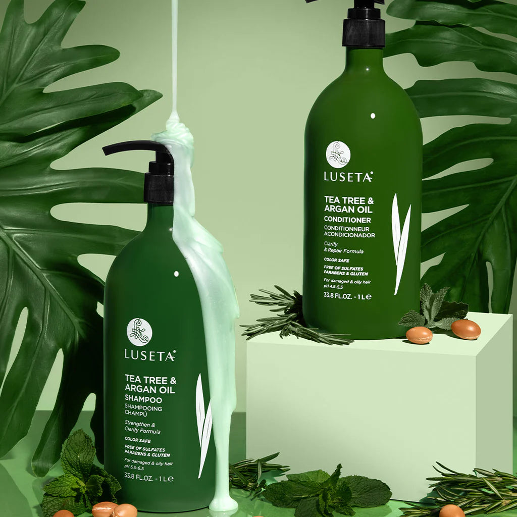 Luseta Shampo Y Acondicionador Tea Tree Y Argan Oil