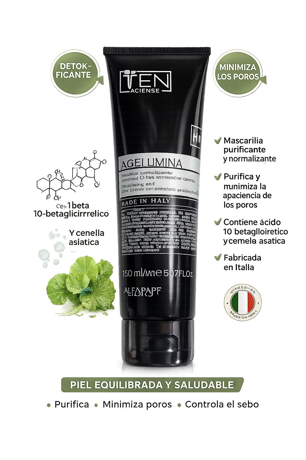 MASCARILLA NORMALIZANTE TEN NEW AGE LUMINA 150ML