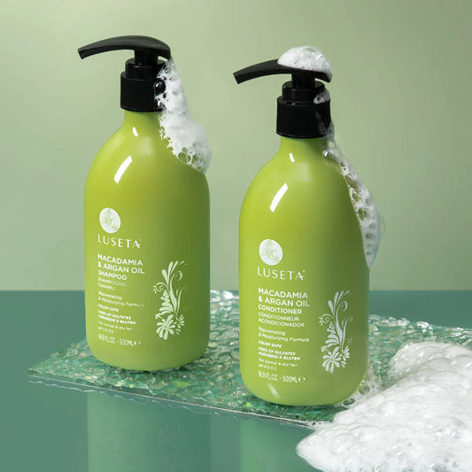 Luseta Shampo Y Acondicionador Macadamia & Argan Oil